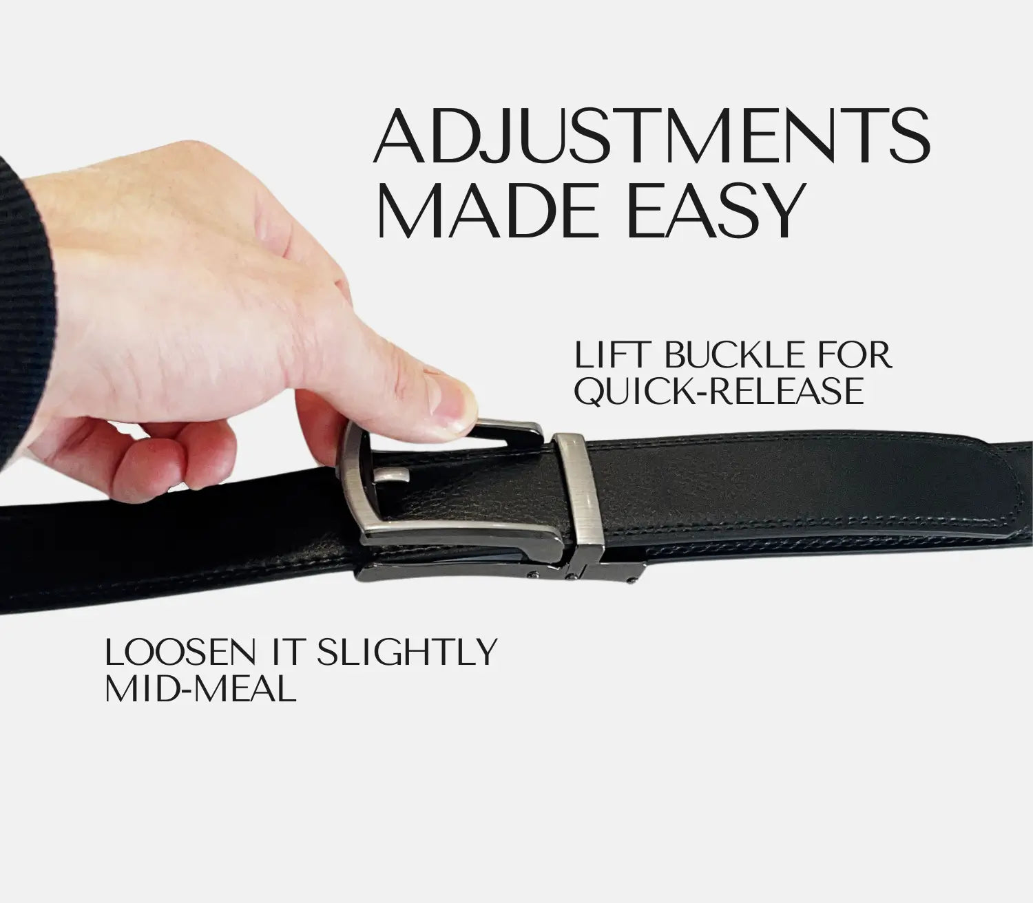 AutoFit Belt Executive | Self-Locking Buckle with Luxury Strap