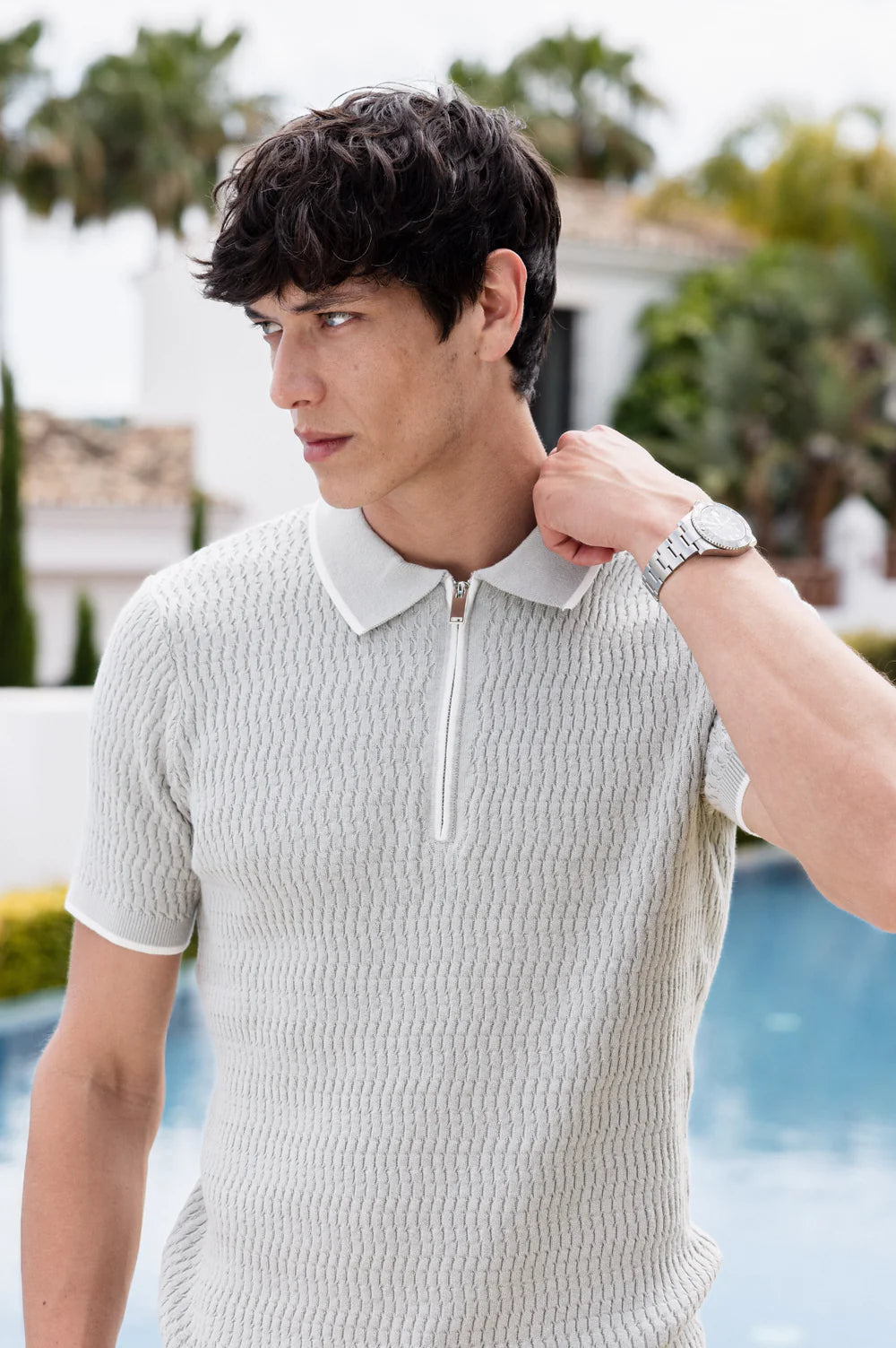 Egyptian Cotton Half-Zip