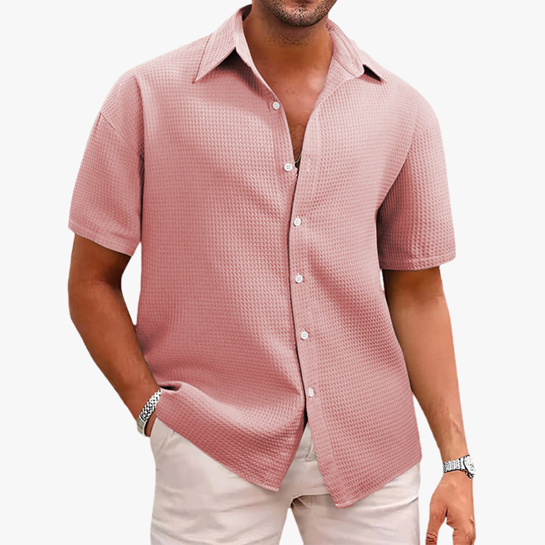 Waffle Knit Polo