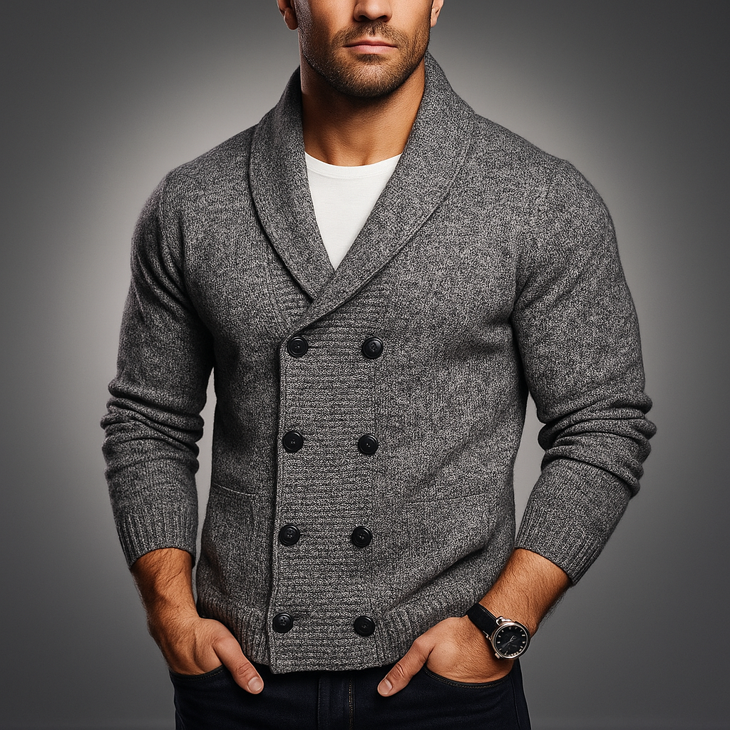 Moreno Double-Breast Cardigan