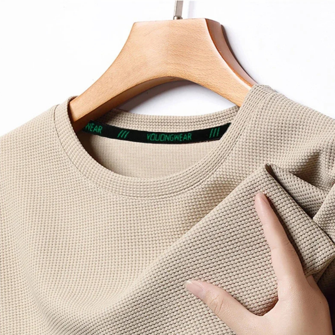 Waffle Knit Crew
