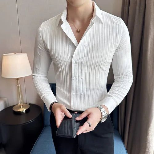 British Double Breasted Shirt
