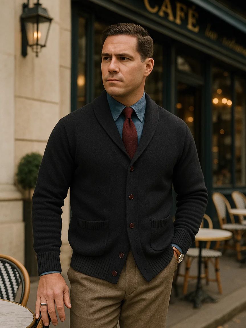 British Knit Cardigan - Fayymont Co