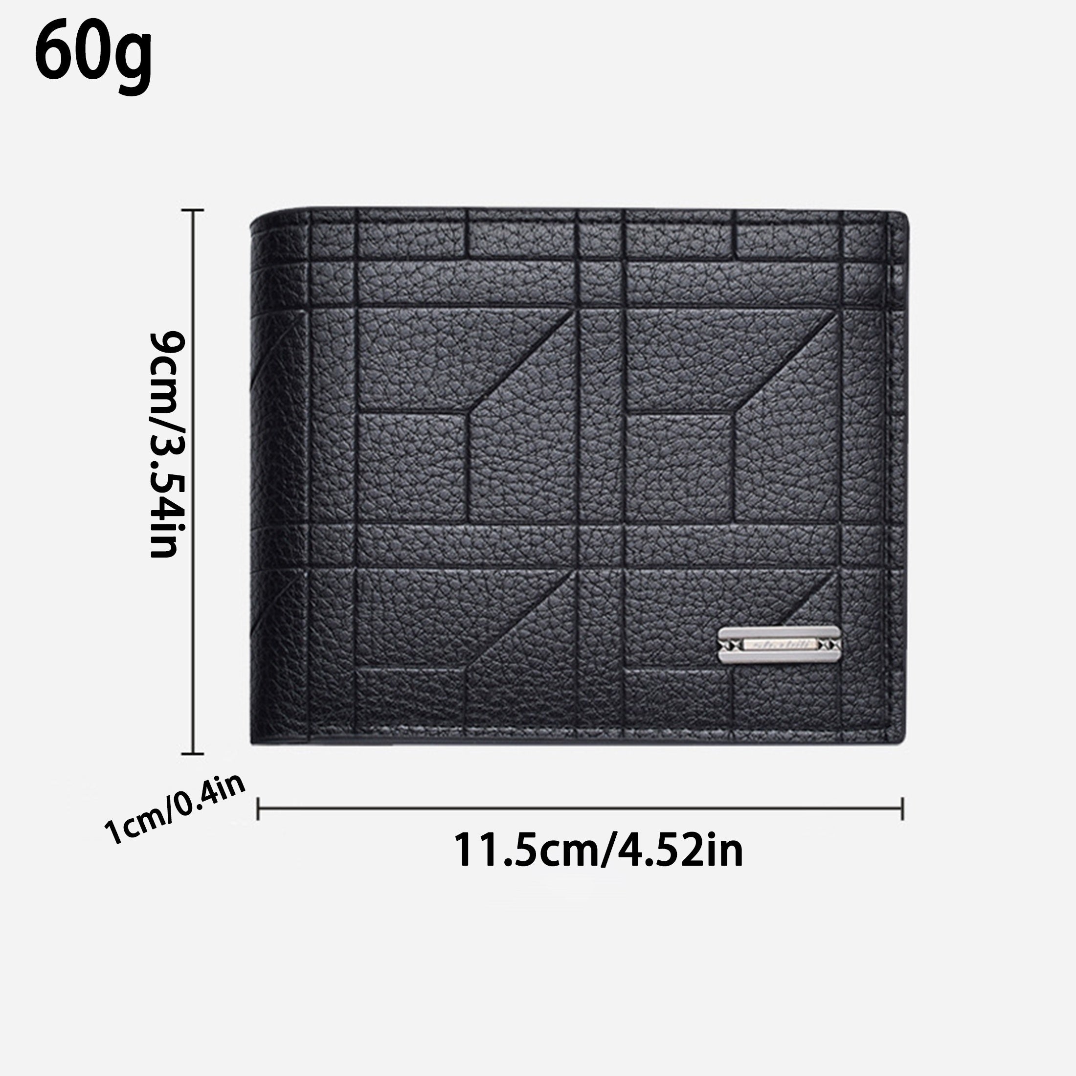Men's PU Leather Wallet with Large Capacity & Multi-Card Slots Perfect Gift for Him
