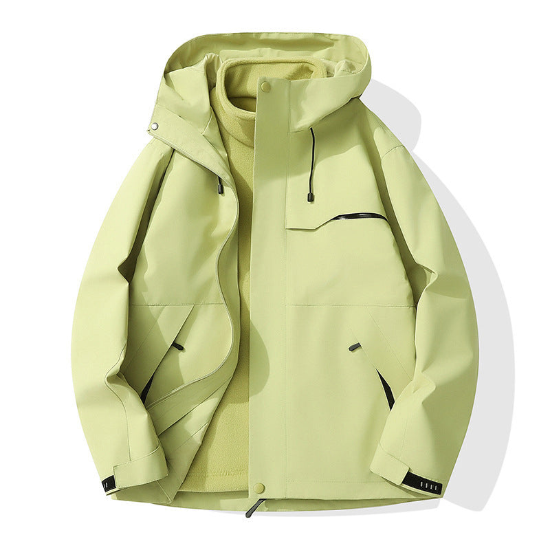 Varen Atelier Softshell Jacket with Detachable Fleece Lining