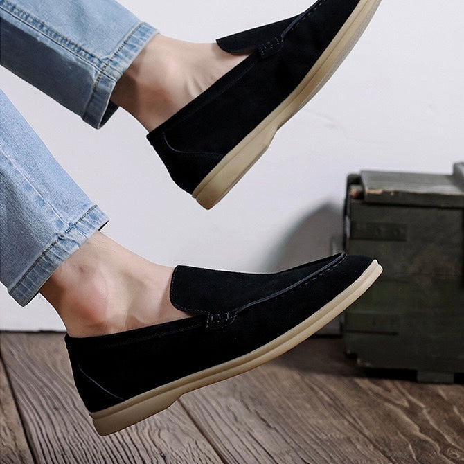 Hallstatt Old Money Suede Loafers