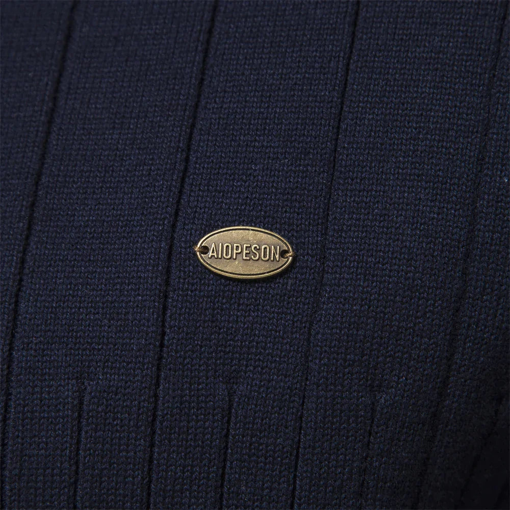 High-Collar Half-Zip