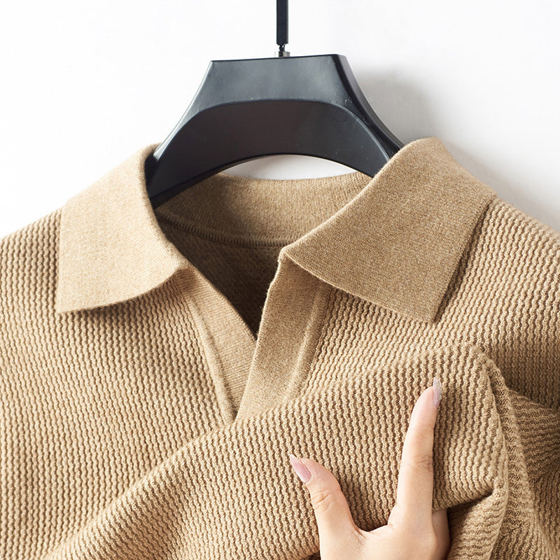 Lorenzo Knit Polo Sweater - Fayymont Co