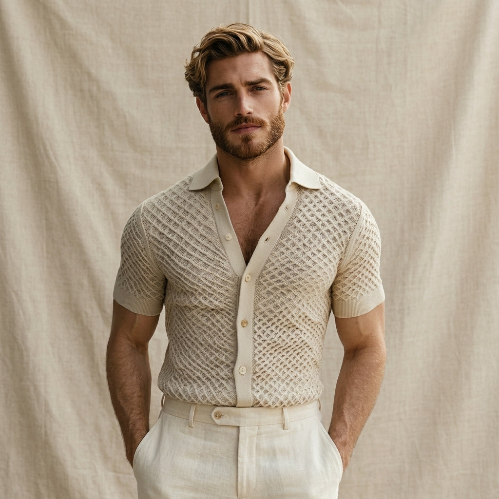 King’s Meadow Jacquard Polo