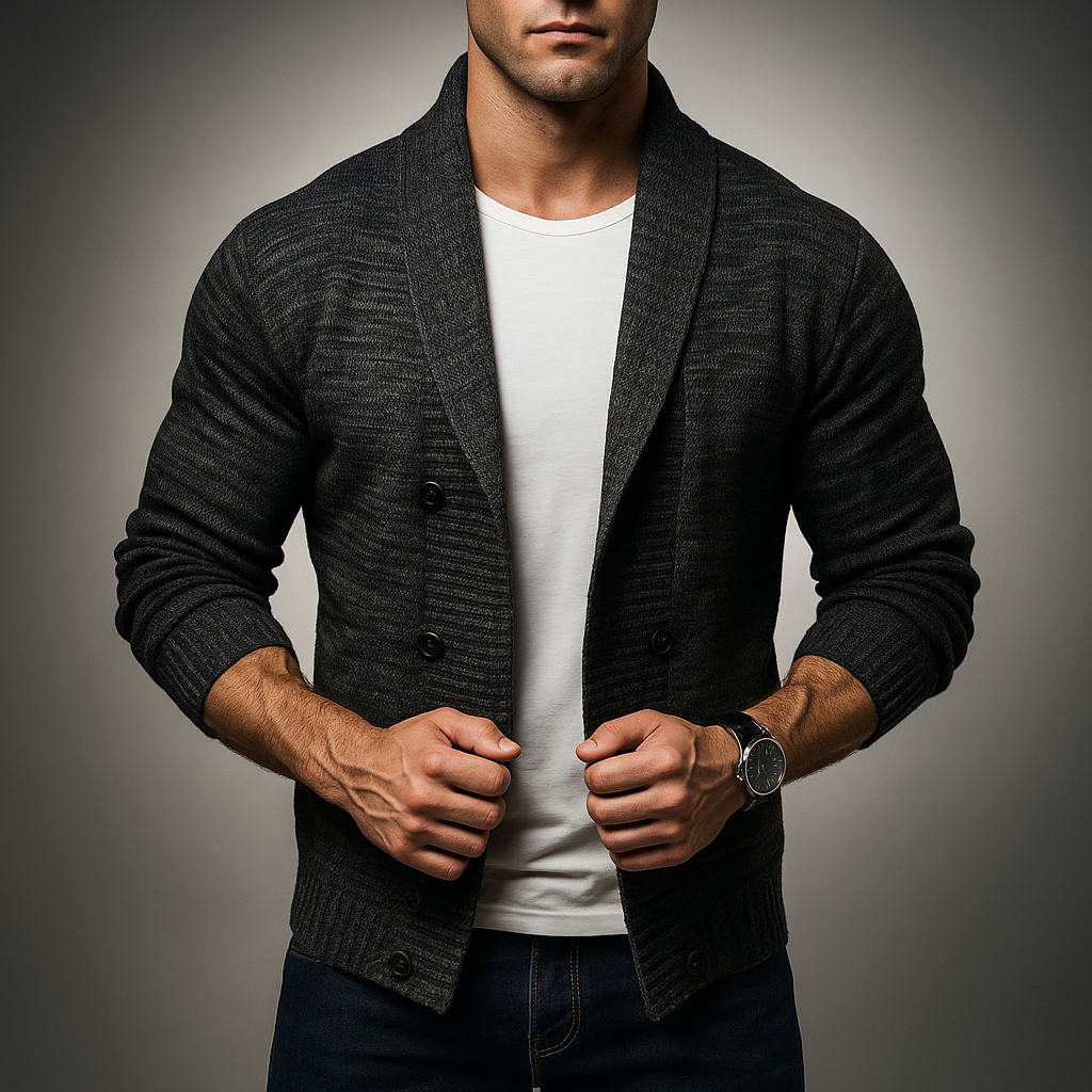 Moreno Double-Breast Cardigan