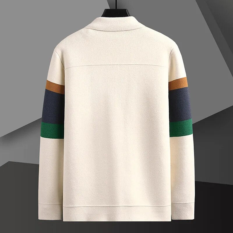 Guild Jacquard Knitted Cardigan