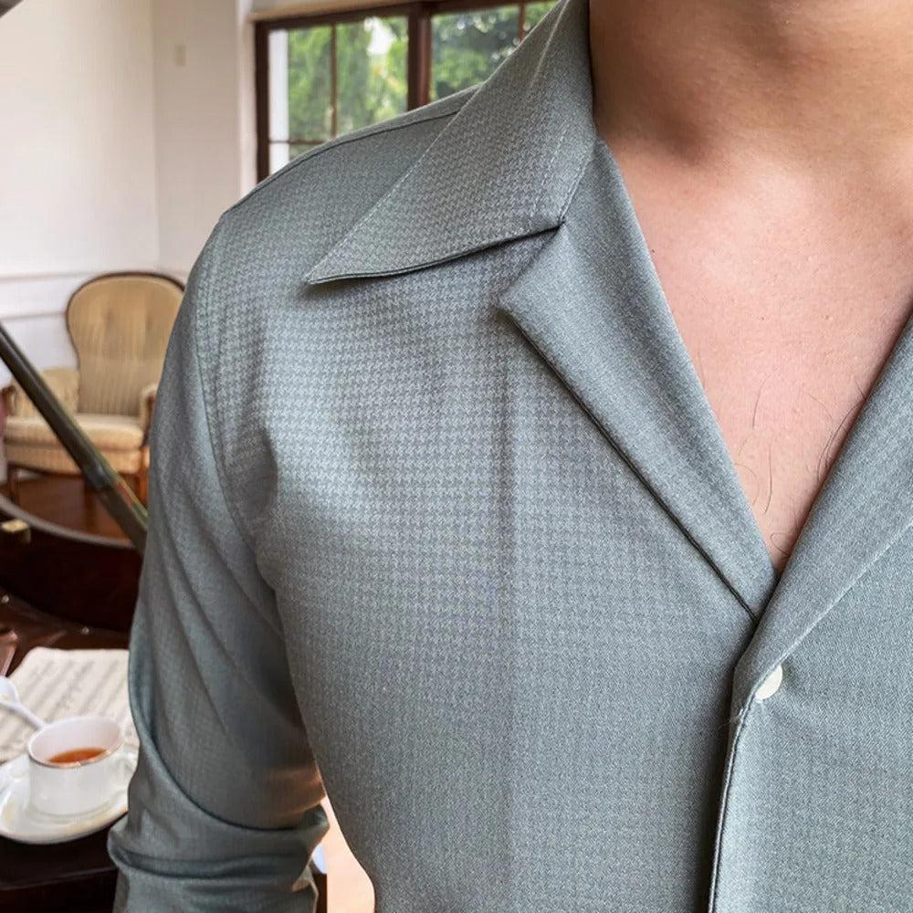 Luxury wedding shirt men