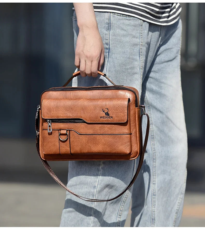 Leather teacher bag