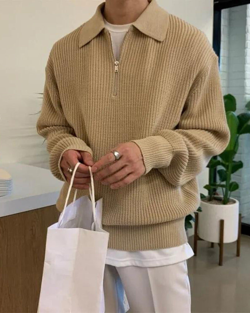 Cesare Quarter-Zip Sweater