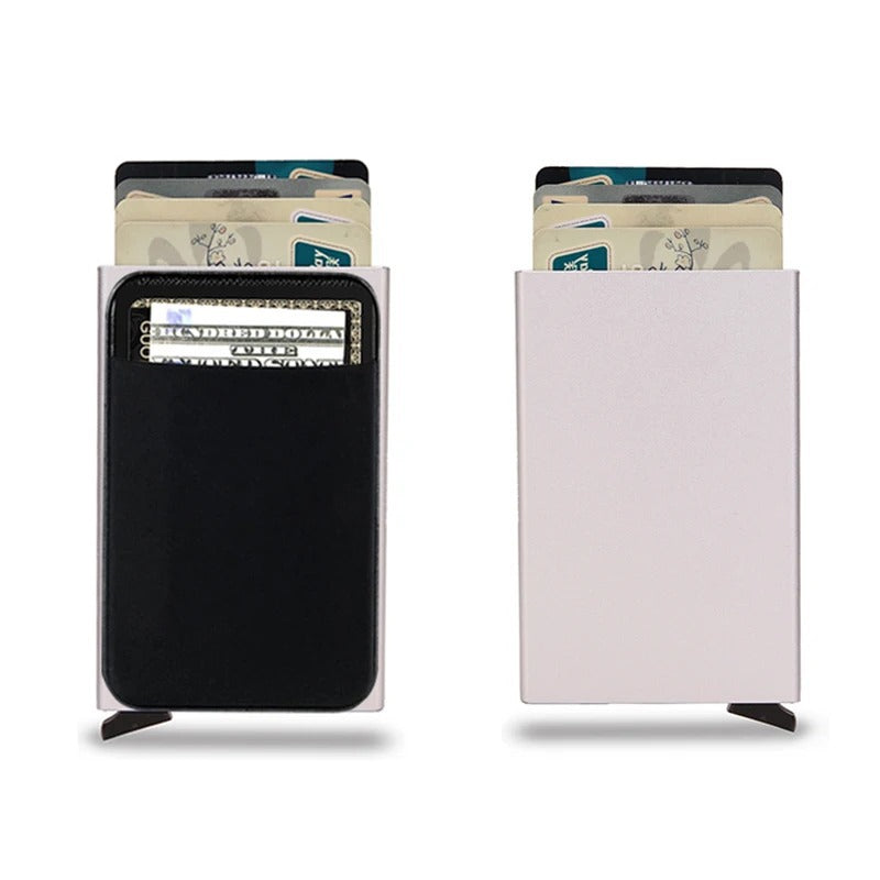 RFID Pop-Up Slim Wallet – Metal Edition