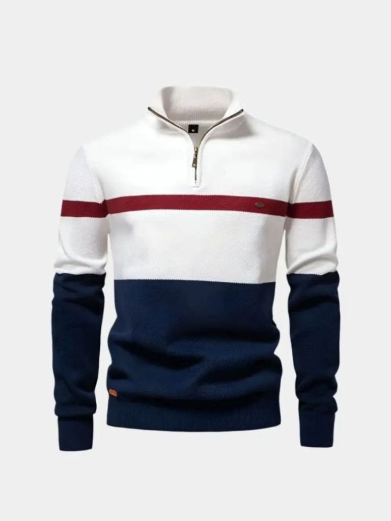 Quarter-Zip Jumper Sweater