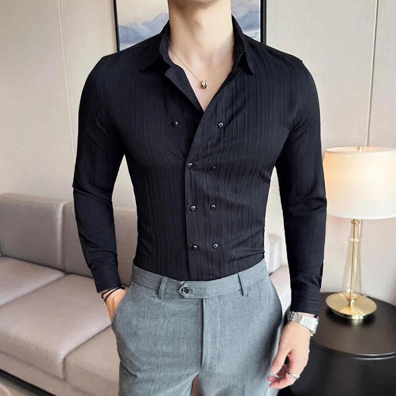 British Double Breasted Shirt
