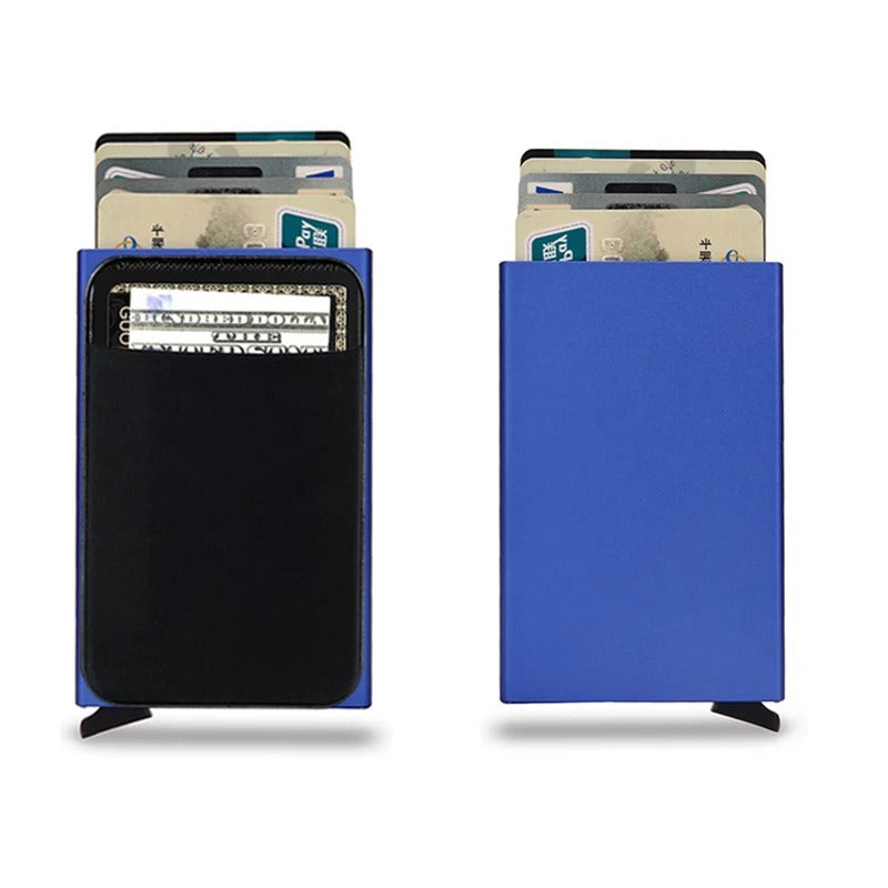 RFID Pop-Up Slim Wallet – Metal Edition