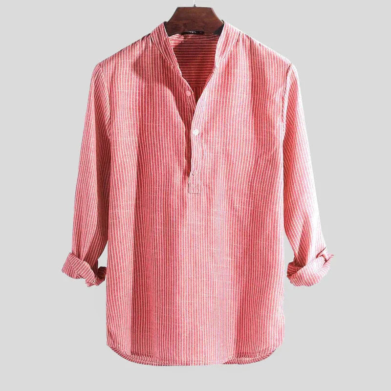 Men’s Long Sleeve Henley Shirt