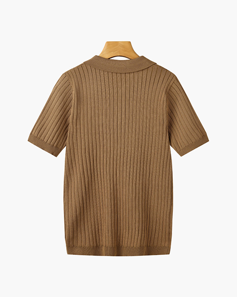 Amalfi Knitted Polo Shirt