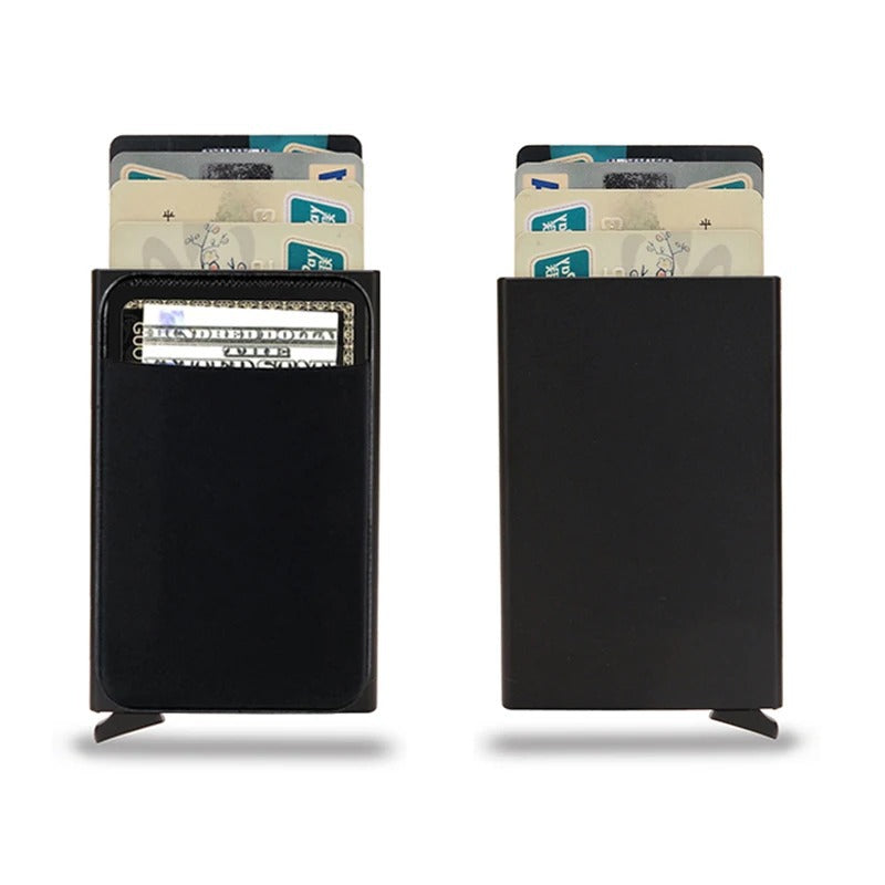 RFID Pop-Up Slim Wallet – Metal Edition