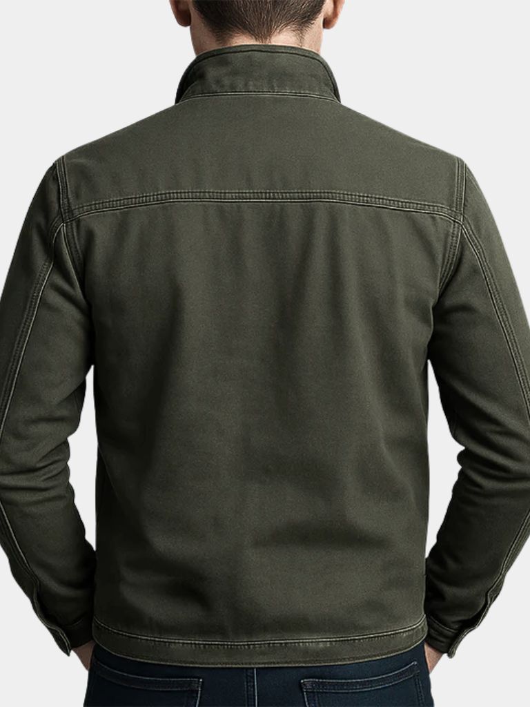 Valmont Vintage Olive Field Jacket - Fayymont Co