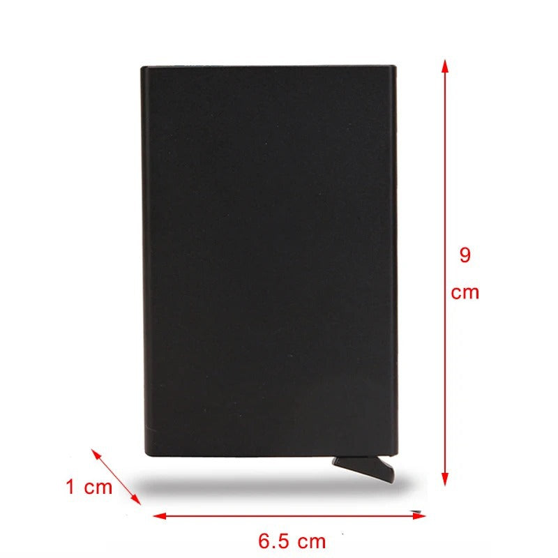 RFID Pop-Up Slim Wallet – Metal Edition