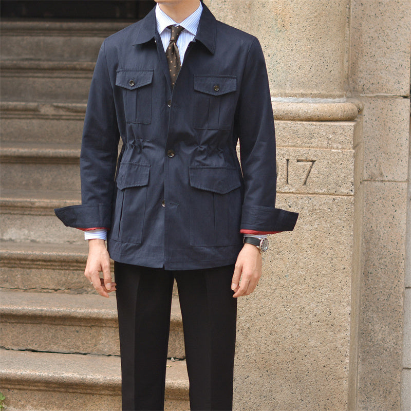 London Cotton Blend Safari Jacket