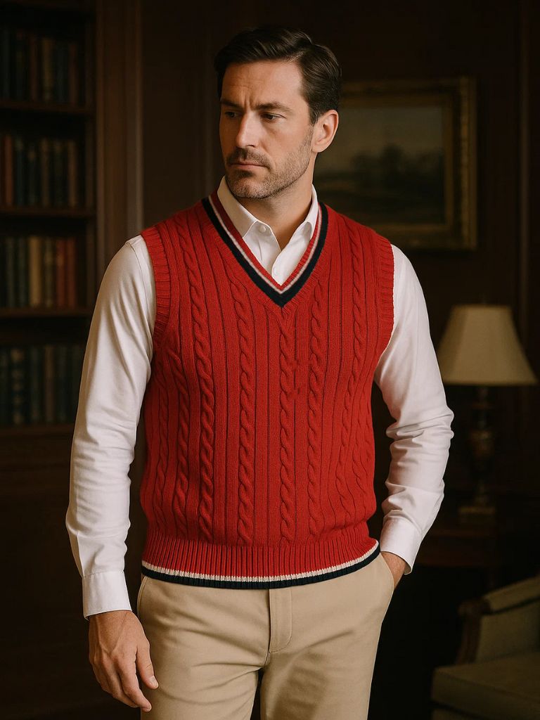 Old Money Essential Knit Vest