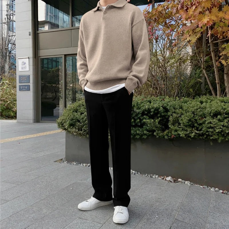 Old Money Ghent Polo Sweater