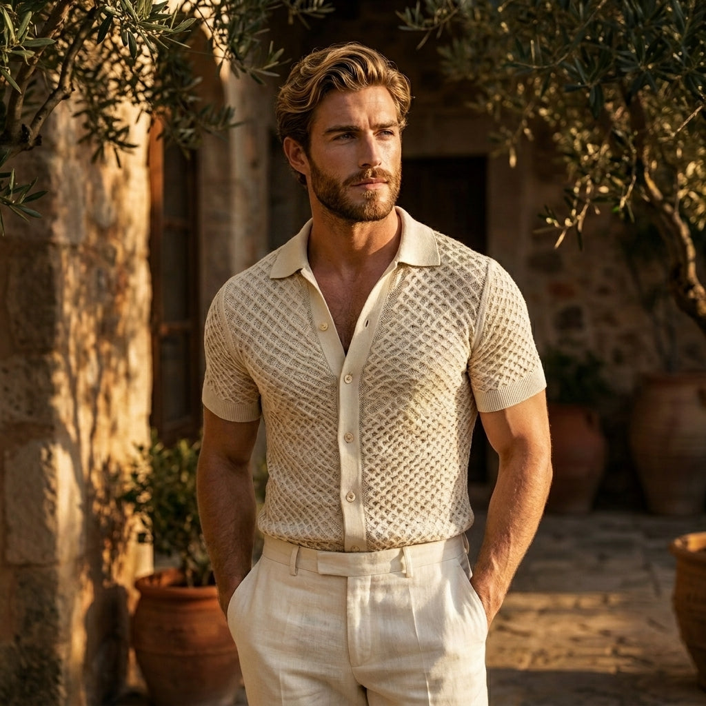 King’s Meadow Jacquard Polo