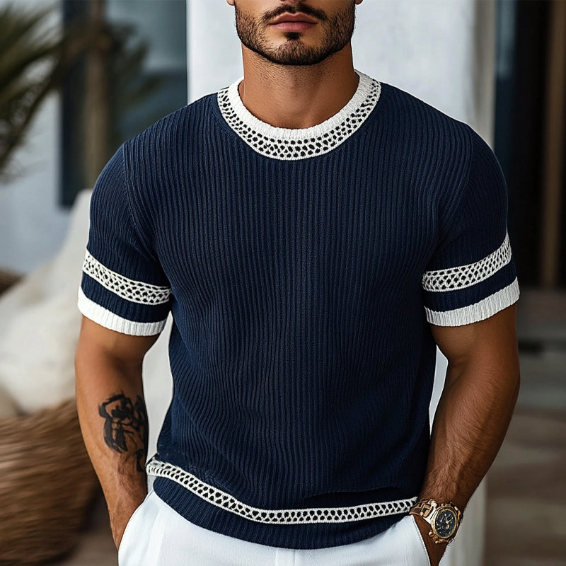 Regent Stripe Crew Knit