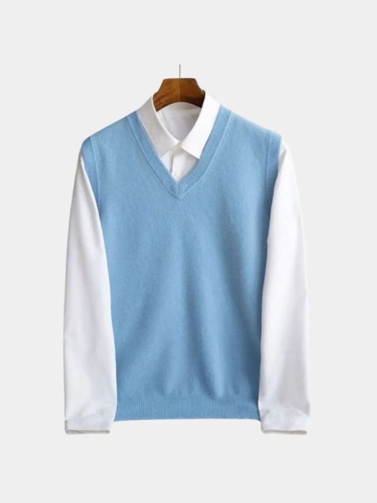 100% Merino Wool Sweater Vest - Fayymont Co