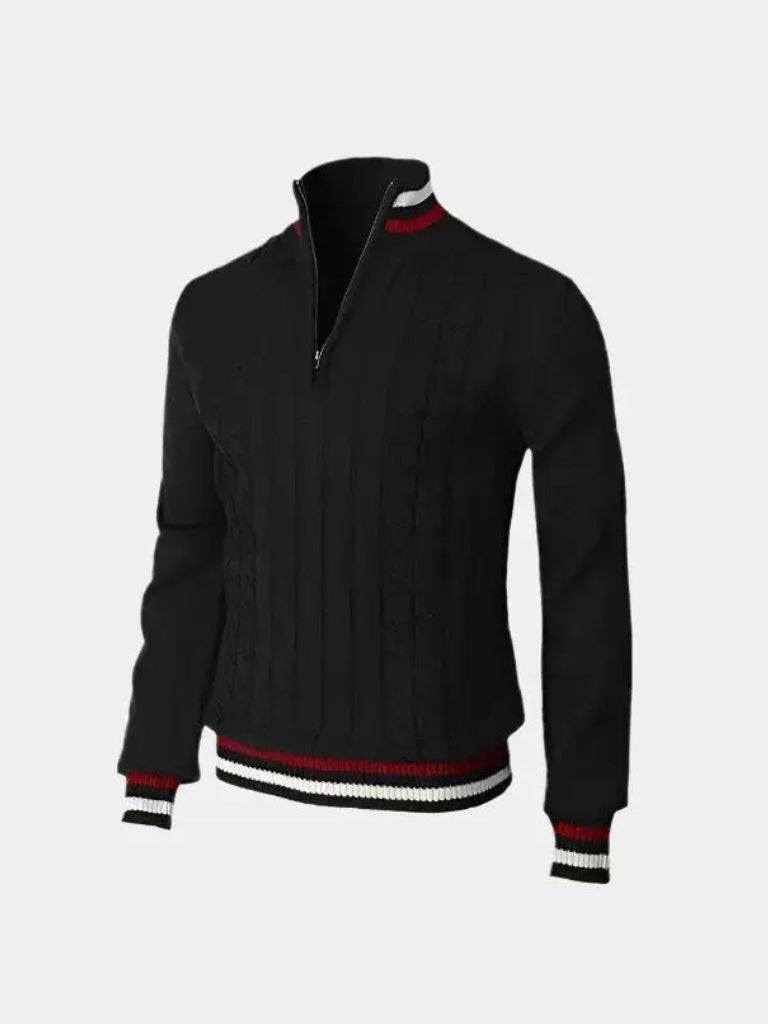 Essential Half Zip Turtleneck Sweater