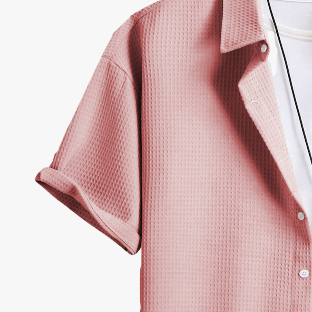 Waffle Knit Polo