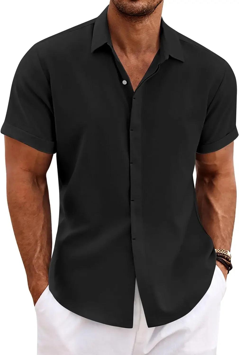 Milo Riviera Linen Shirt – Short Sleeve Summer Edition