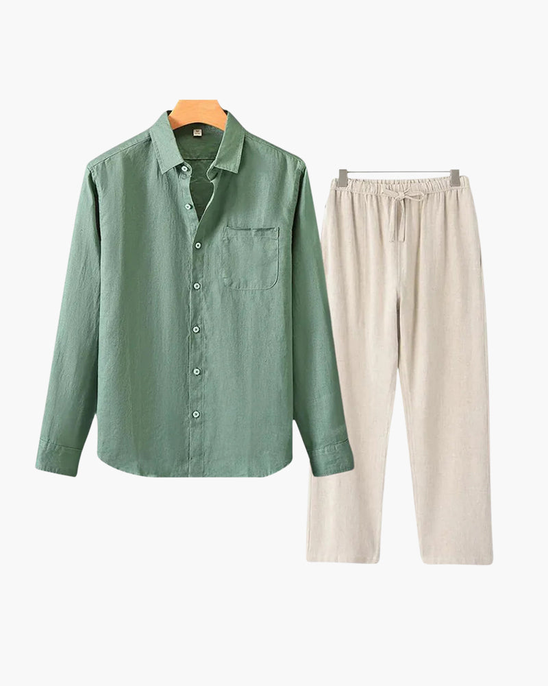 Fayymont Old Money Linen Combo (Longsleeve)
