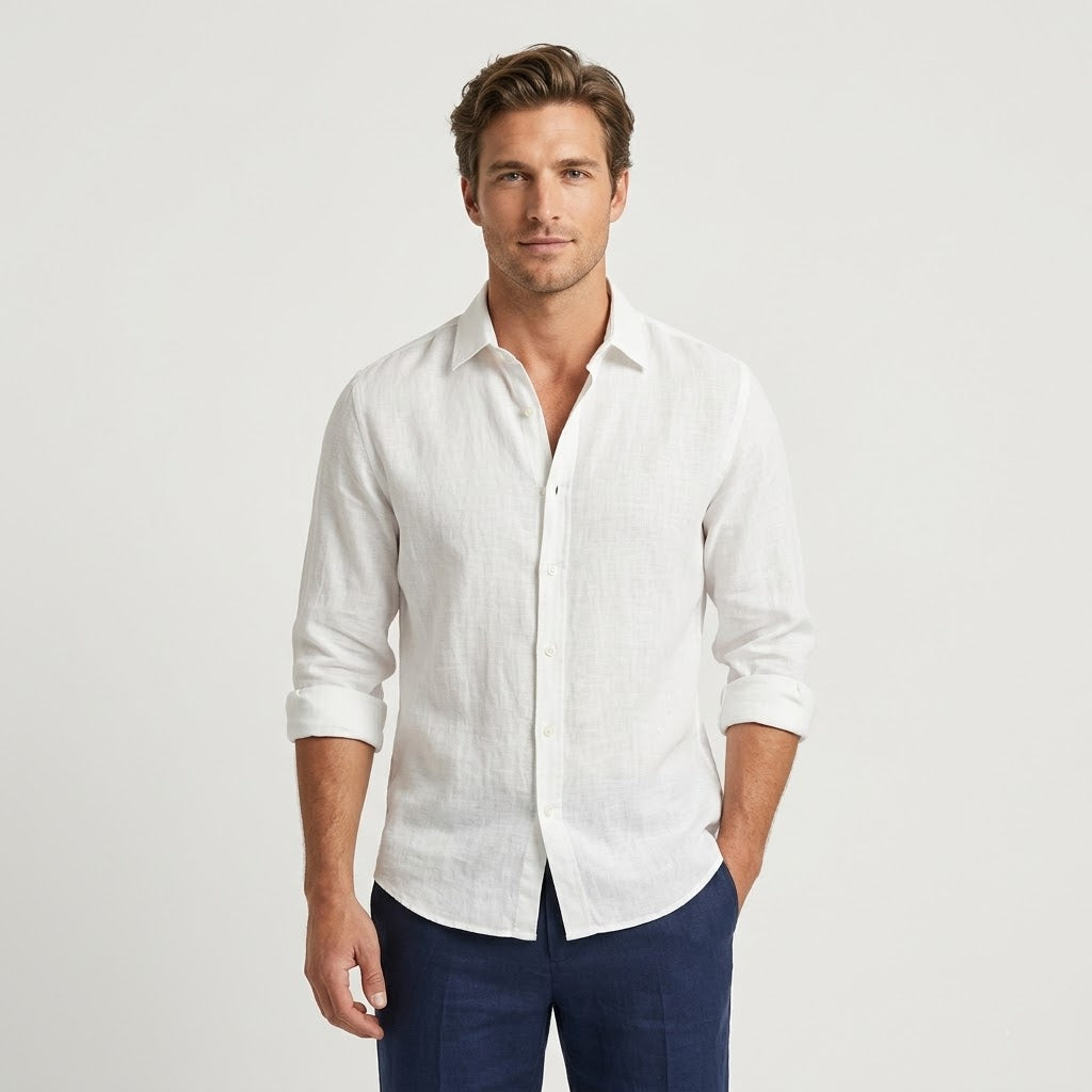 Sustainable Linen Shirt — Classic Cut